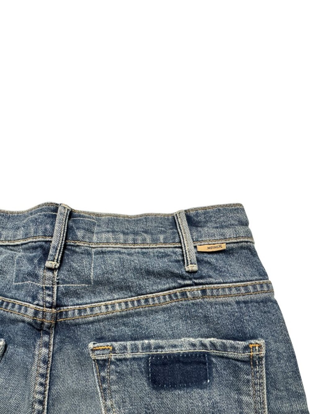 MOTHER The Hustler Ankle Fray Denim Jeans "We All Scream" Wash Size 26 NWT - Picture 13 of 13